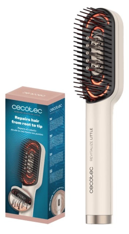 CECOTEC HAIRCARE REVITALIZE LITTLE Blanco - Cepillo Moldeador Reparador 