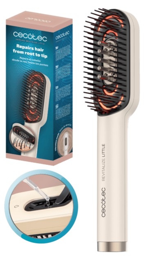 CECOTEC HAIRCARE REVITALIZE LITTLE Blanco - Cepillo Moldeador Reparador 