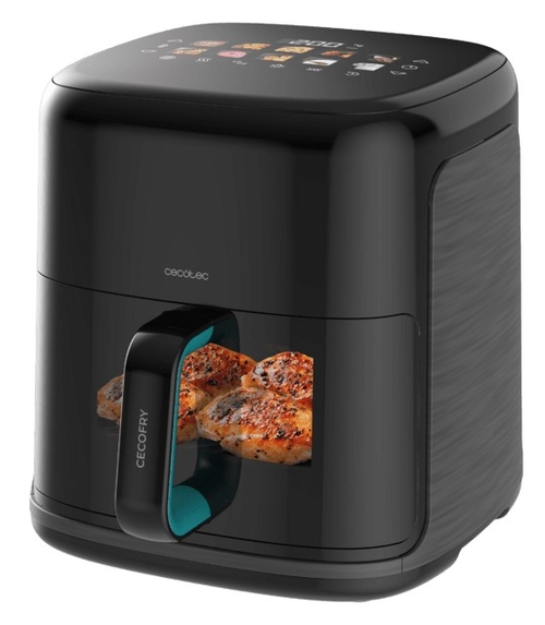 Freidora de Aire CECOTEC CECOFRY&GRILL SMOKIN'PRIME 6500 Negro 2200W 6.5L
