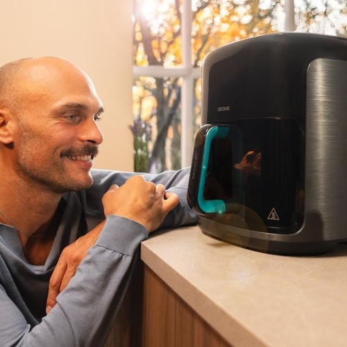 Freidora de Aire CECOTEC CECOFRY&GRILL SMOKIN'PRIME 6500 Negro 2200W 6.5L