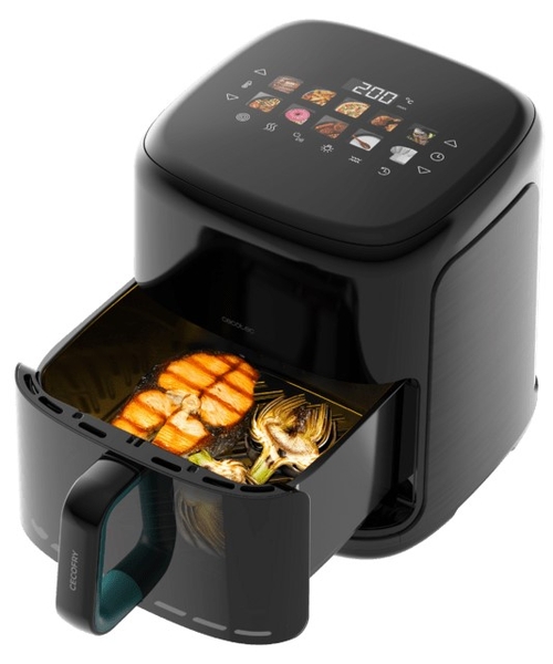 CECOTEC CECOFRY&GRILL SMOKIN'PRIME 8500 Negro - Freidora de Aire 2300W 8.5 L
