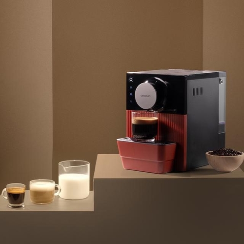 CECOTEC CREMMAET CUBE Rojo - Cafetera Superautomática 1350W