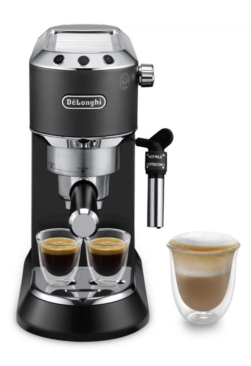DELONGHI DEDICA STYLE EC685 Negro - Cafetera Express 1450W + MOLINILLO CAFE KG200