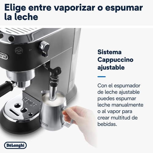 DELONGHI DEDICA STYLE EC685 Negro - Cafetera Express 1450W + MOLINILLO CAFE KG200