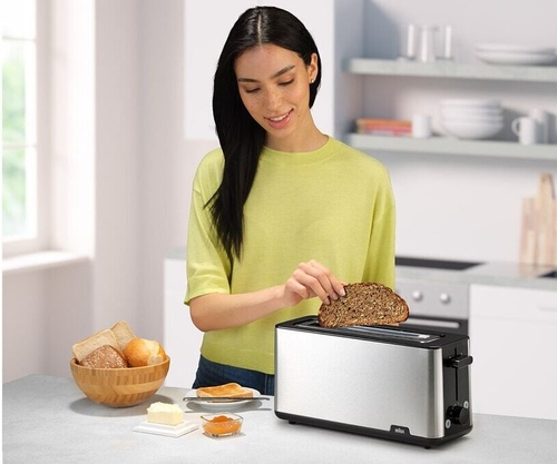 BRAUN HT1610BK INOX - Tostador 1030W