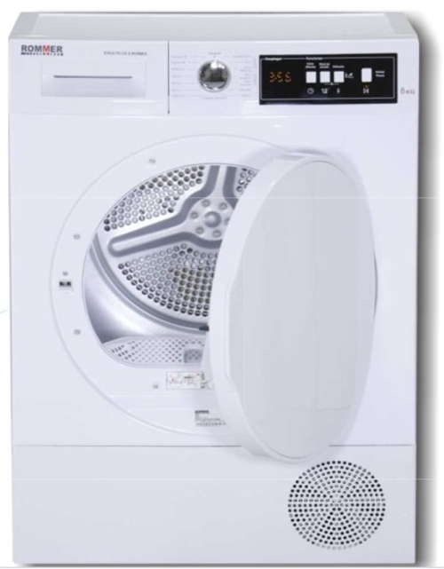 ROMMER Secadora SOLE-PLUS 8 Blanco - Secadora Bomba de Calor 8KG