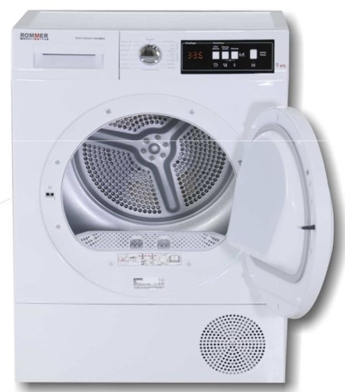 ROMMER Secadora SOLE-PLUS 9 Blanco - Secadora Bomba de Calor 9KG