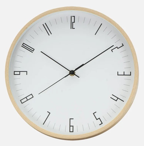 ABRILA SPIDER Madera-Blanco - Reloj de Pared 30D