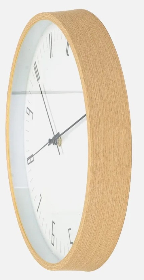 ABRILA SPIDER Madera-Blanco - Reloj de Pared 30D