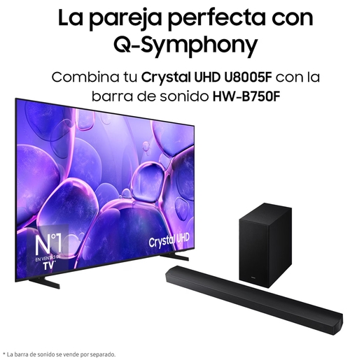 TV SAMSUNG TU85U8005FU Negro 85" UHD 4K Smart TV