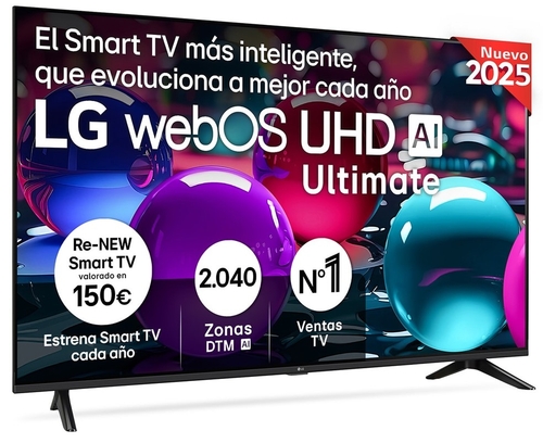 LG 43UA75006LA Negro - TV 43" UHD K Smart TV