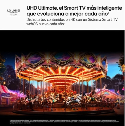 LG 43UA75006LA Negro - TV 43" UHD K Smart TV