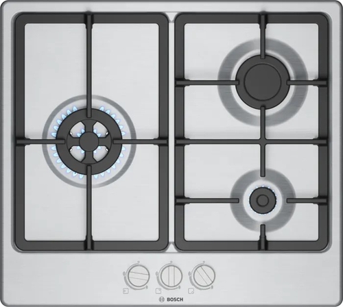 BOSCH PGC6B5K90 INOX - Placa de Gas 60cm Gas Natural