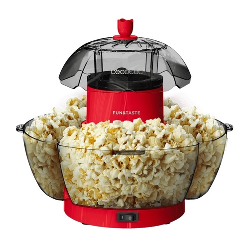 CECOTEC FUN&TASTE P'CORN LOTUS Rojo - Palomitero 1200W