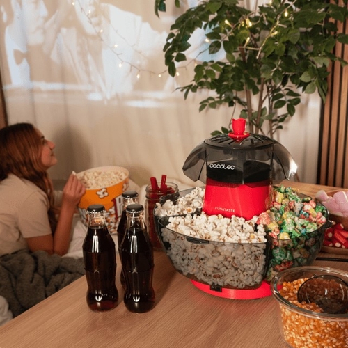 CECOTEC FUN&TASTE P'CORN LOTUS Rojo - Palomitero 1200W