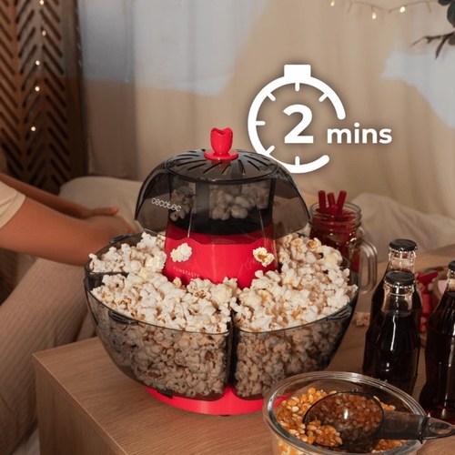 CECOTEC FUN&TASTE P'CORN LOTUS Rojo - Palomitero 1200W