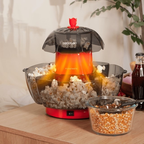 CECOTEC FUN&TASTE P'CORN LOTUS Rojo - Palomitero 1200W