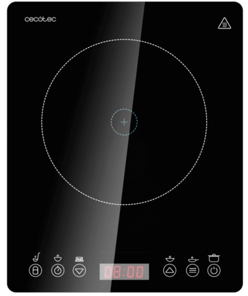 CECOTEC FULL MAGNA SLIM Negro - Placa Inducción Modular 2000W