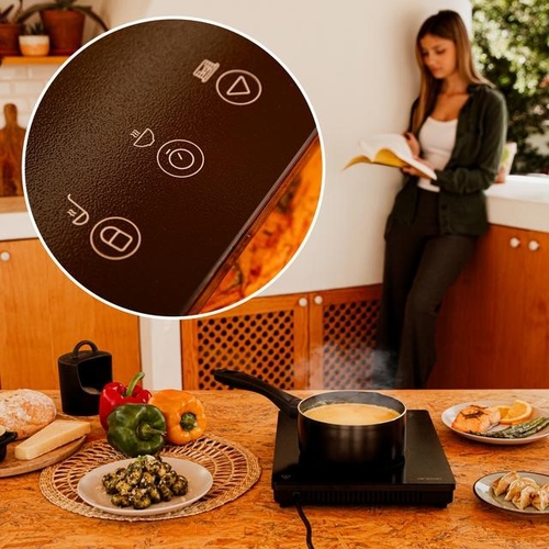 CECOTEC FULL MAGNA SLIM Negro - Placa Inducción Modular 2000W