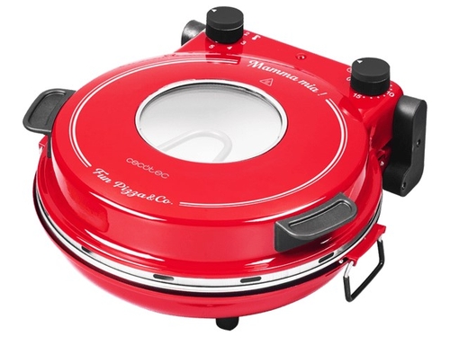 CECOTEC FUN PIZZA&CO MAMMA MIA VISTA Rojo - Paellera Pizza 1200W