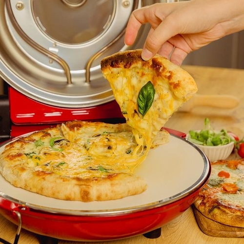 CECOTEC FUN PIZZA&CO MAMMA MIA VISTA Rojo - Paellera Pizza 1200W