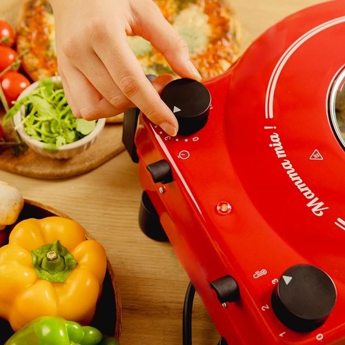 CECOTEC FUN PIZZA&CO MAMMA MIA VISTA Rojo - Paellera Pizza 1200W