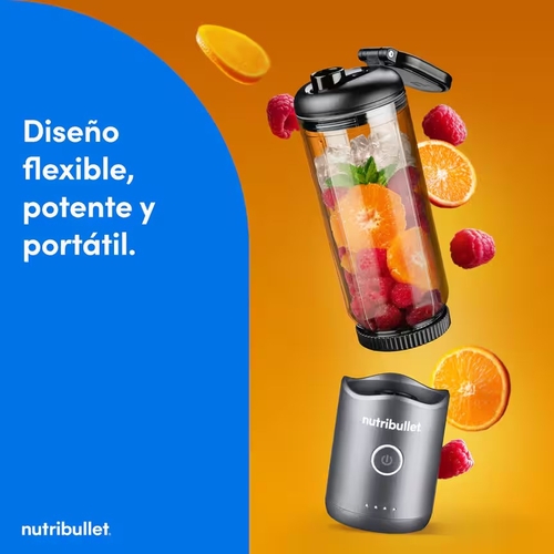 Nutribullet NBP013GM Gris Oscuro - Batidora de Mano Portátil
