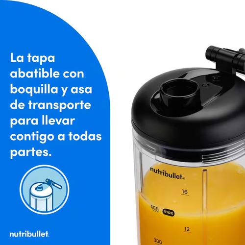 Nutribullet NBP013GM Gris Oscuro - Batidora de Mano Portátil