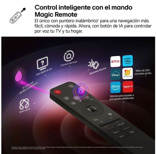 LG 55NANO81A6A Negro - TV 55" NanoCell 4K Smart TV