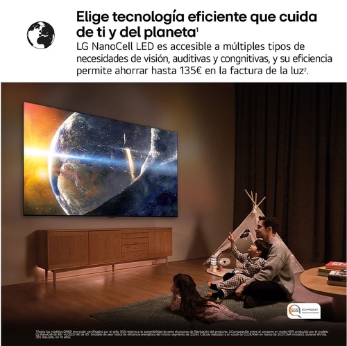 LG 50NANO81A6A Negro - TV 50" 4K UHD Smart TV