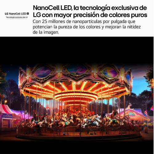 LG 50NANO81A6A Negro - TV 50" 4K UHD Smart TV
