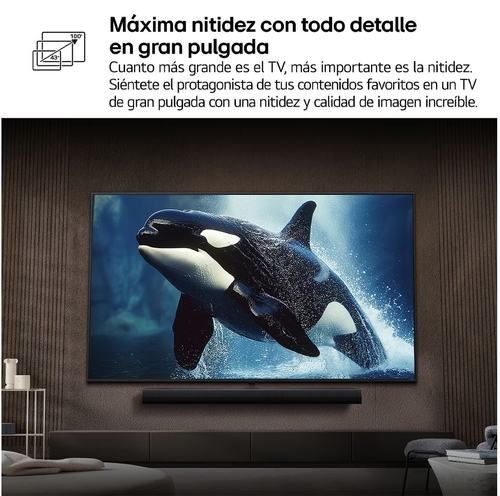 LG 50NANO81A6A Negro - TV 50" 4K UHD Smart TV