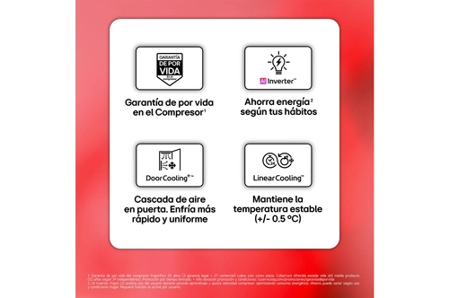 LG GBBSJ20DPY INOX - Frigorífico Combi No Frost