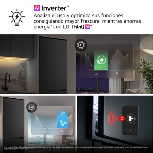 LG GBBSJ20DPY INOX - Frigorífico Combi No Frost