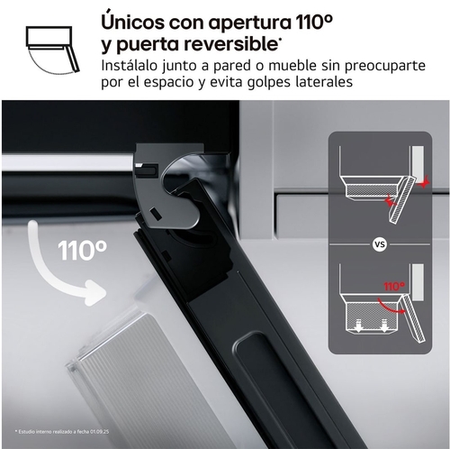 LG GBBSJ20DPY INOX - Frigorífico Combi No Frost