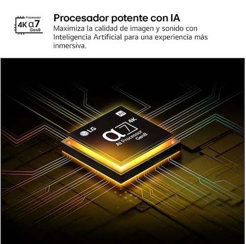 LG 43QNED70A6A Negro - TV 43" QNED 4K Smart TV