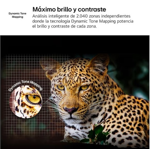 LG 43QNED70A6A Negro - TV 43" QNED 4K Smart TV