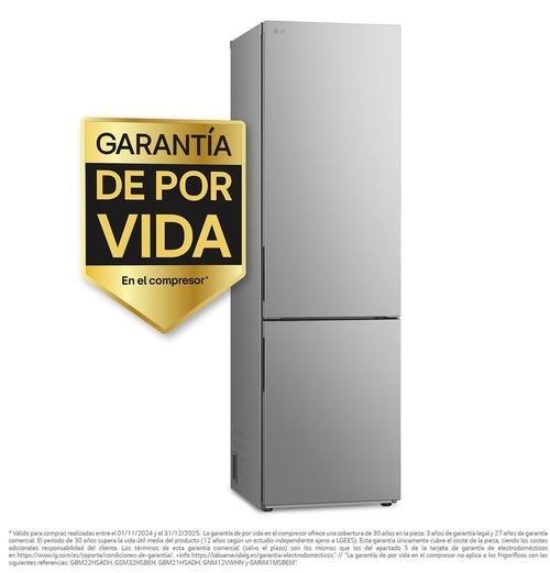 LG GBV22NCCPY INOX - Frigorífico Combi No Frost