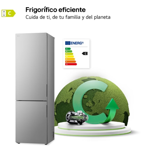 LG GBV22NCCPY INOX - Frigorífico Combi No Frost