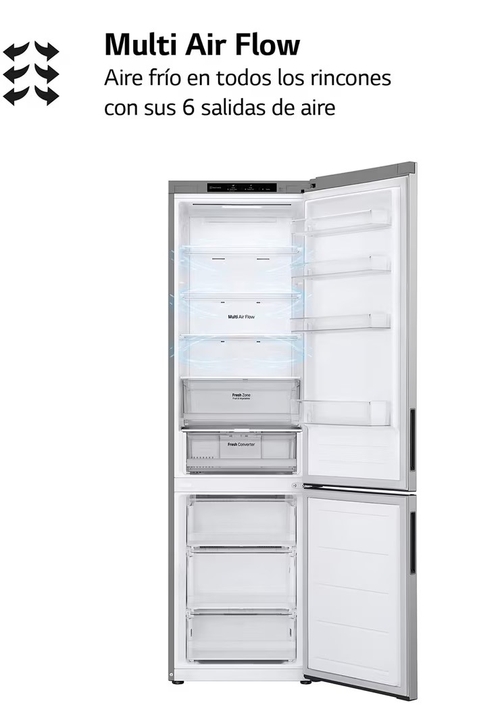LG GBV22NCCPY INOX - Frigorífico Combi No Frost