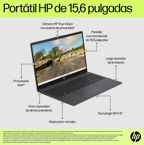 HP 15-FD0232NS Azul - Ordenador Portátil 15.6" 16GB 512GB