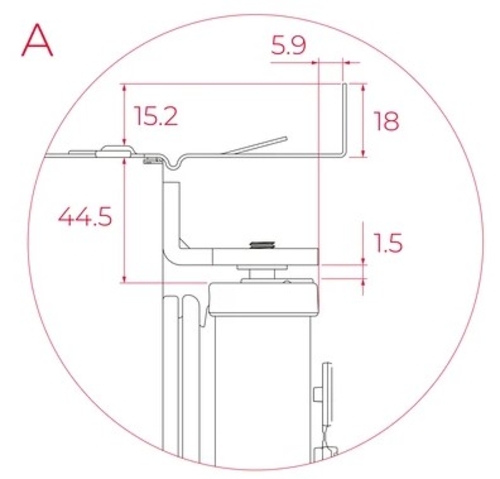 TEKA RSL 73385 FI Integrable - Nevera Una Puerta No Frost