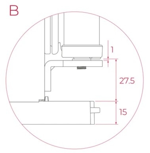 TEKA RSL 73385 FI Integrable - Nevera Una Puerta No Frost