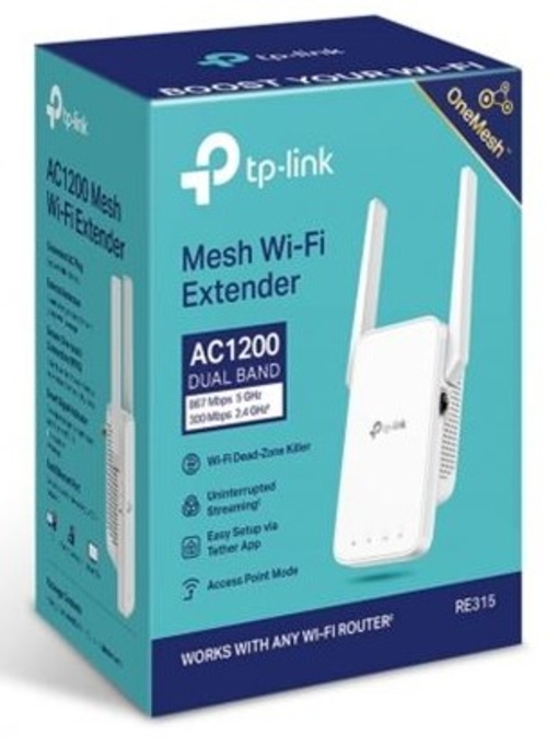 TPLINK RE315 - Repetidor Wifi Blanco