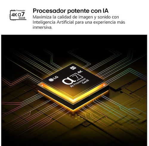 LG 55QNED70A6A Negro - TV 55" QNED 4K Smart TV
