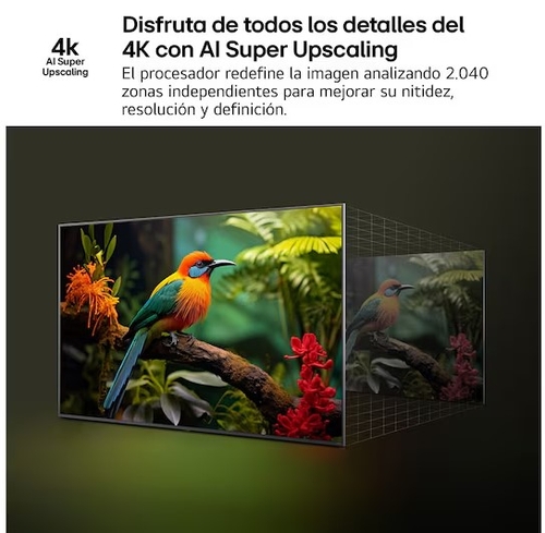 LG 55QNED70A6A Negro - TV 55" QNED 4K Smart TV