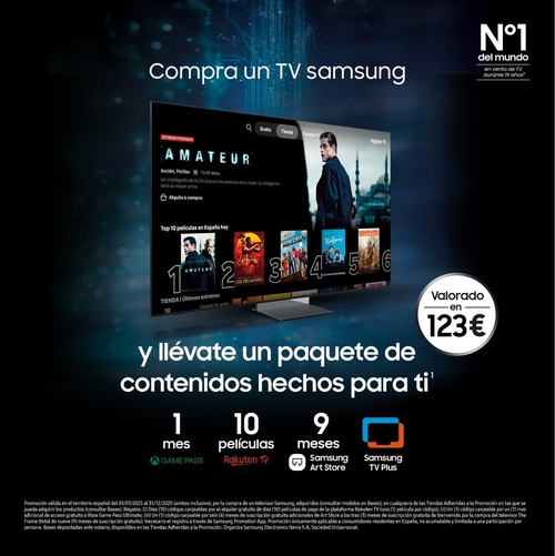 SAMSUNG TQ55S85FAU Grafito - TV 55" OLED 4K Smart TV