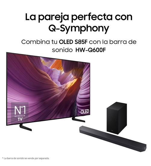 SAMSUNG TQ55S85FAU Grafito - TV 55" OLED 4K Smart TV