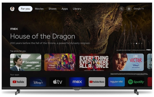 THOMSON 43UG4S14 Negro - TV 43" UHD 4K Smart TV