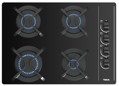 TEKA GBC 64003 KBN Negro - Placa de Gas 60CM Gas Natural  